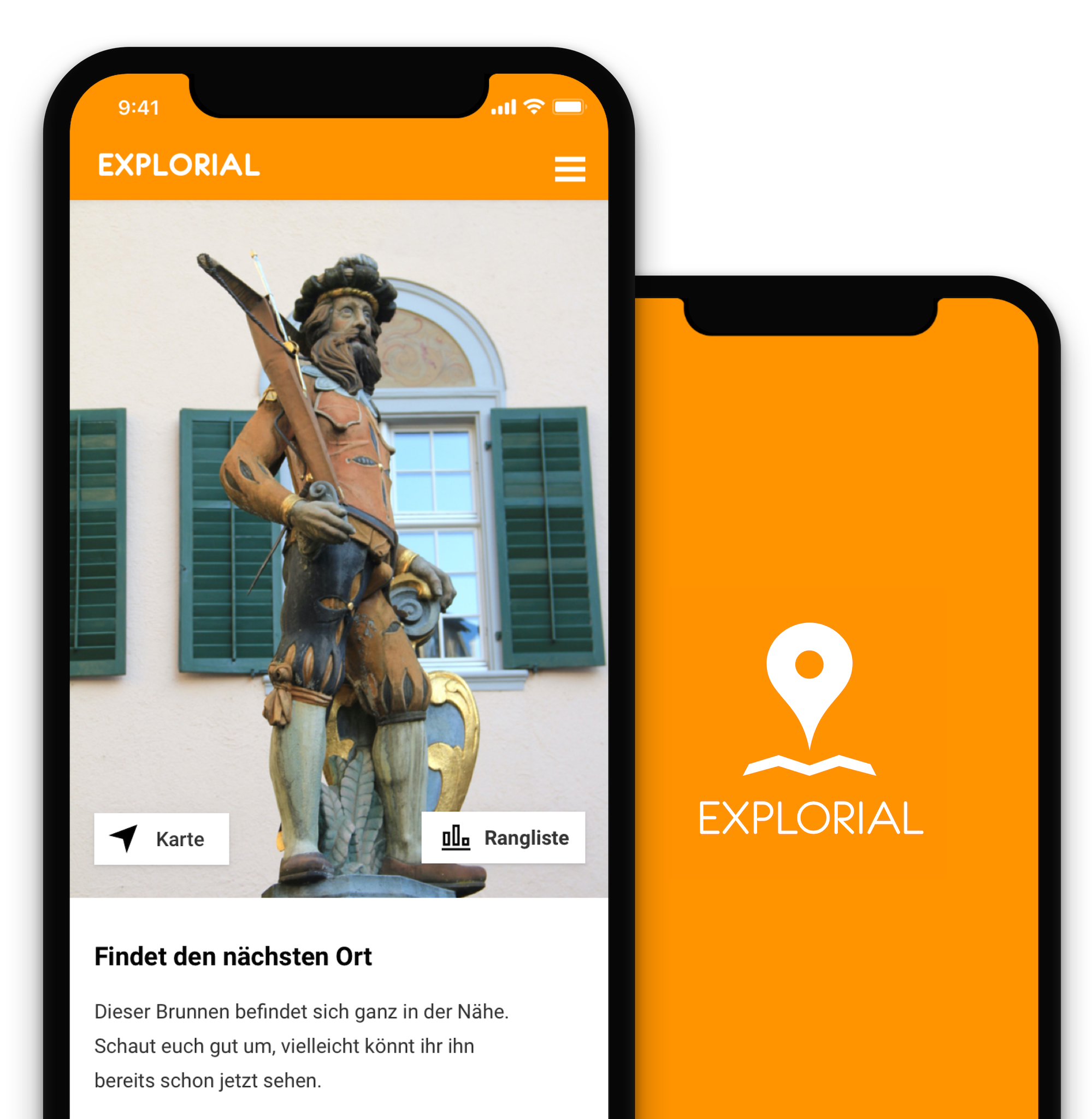 Sumber air untuk Team Berburu Harta Karun di Schaffhausen, aktif mencari lokasi seterusnya.