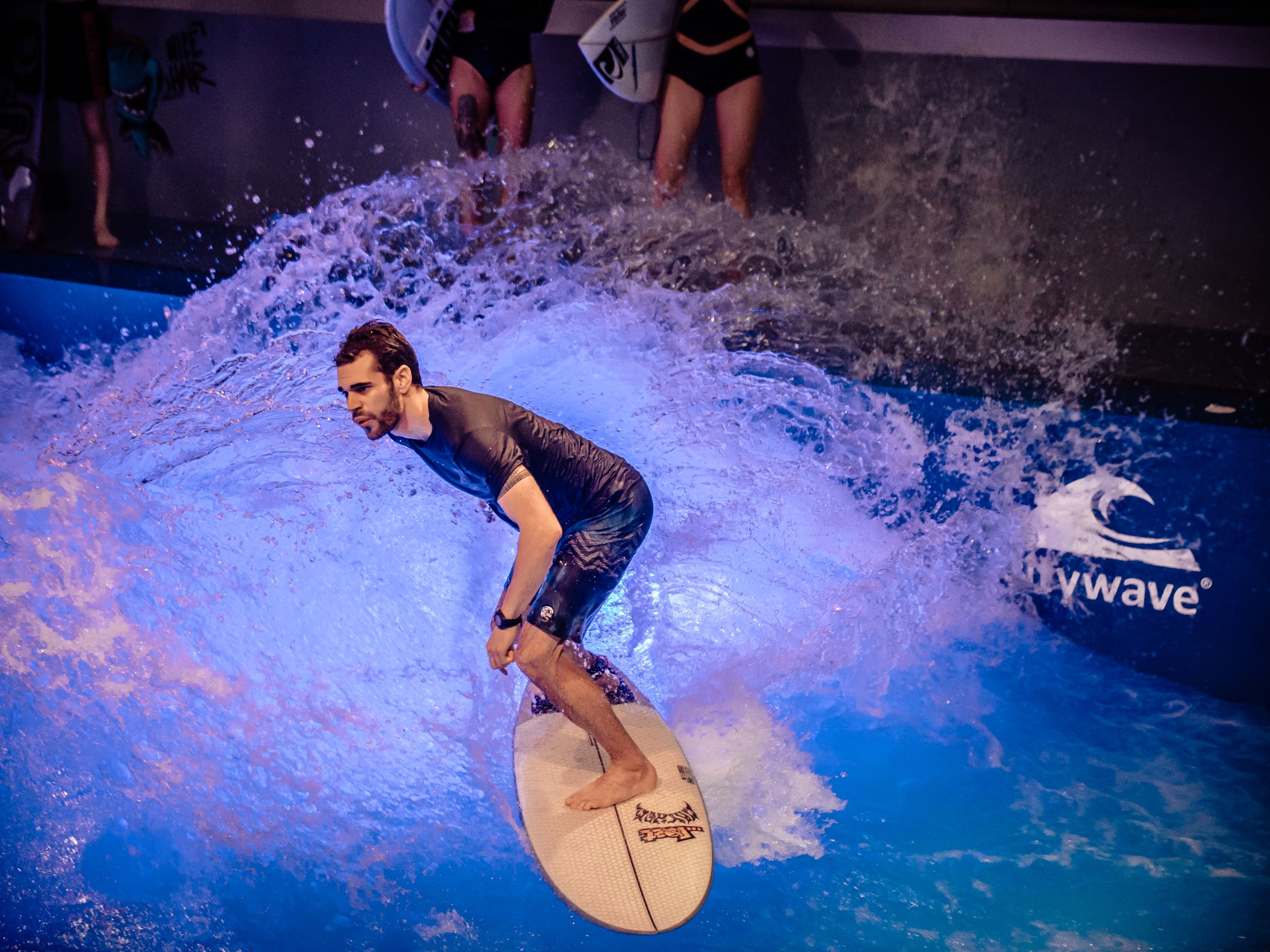 Surfing with Coach Oana on Indoor Wave