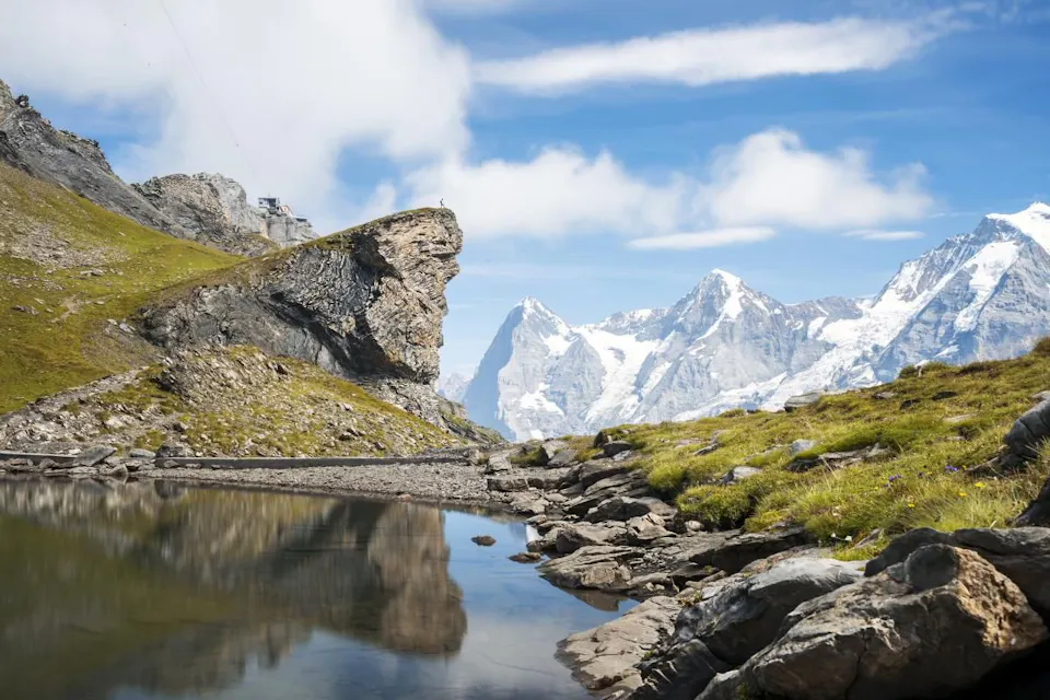 Wandern vom Schilthorn zum Grauseeli
