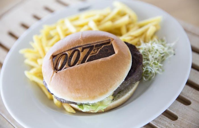 Menu Burger James Bond