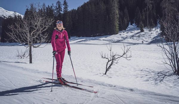 Cours privé de ski de fond classique à Davos