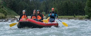 Rafting sul fiume per famiglie in Engadina
