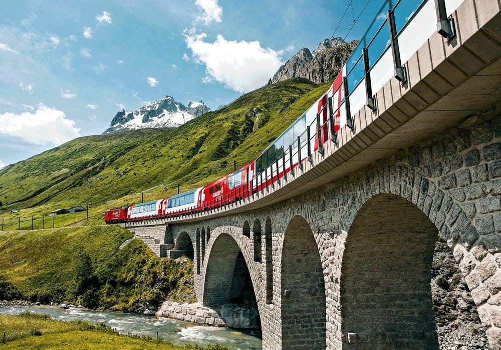 Zugfahrt Schweiz
