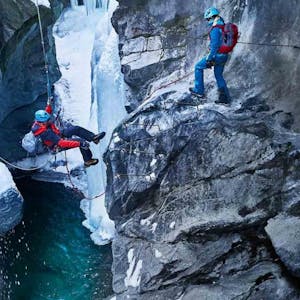 Via ferrata Visite guidée en groupe Gorge Aventure Zermatt