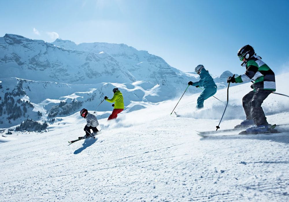 Skifahren (Foto: Schweiz Tourismus, Christof Sonderegger)