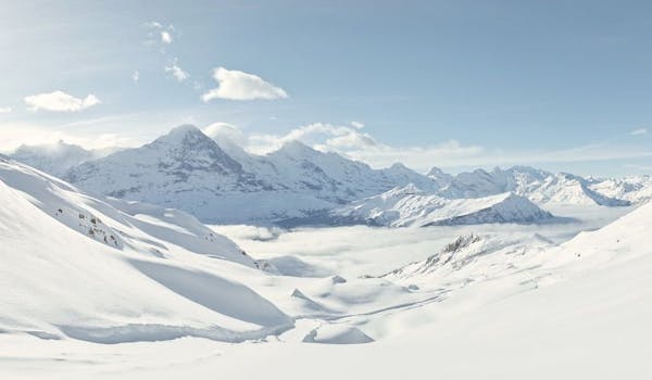 Sledding from Grindelwald First