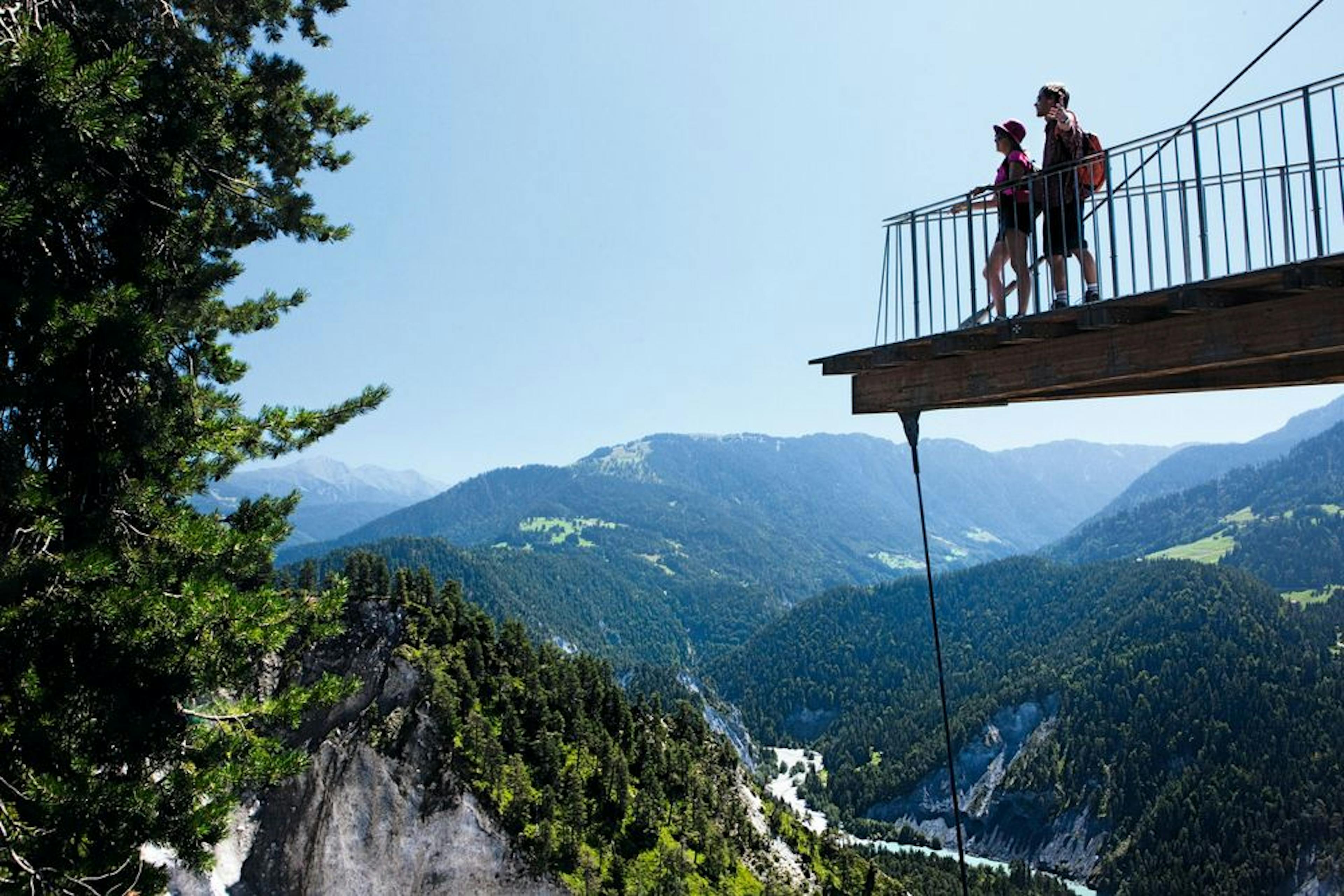 Gorges du Rhin à Flims (photo : Suisse Tourisme:Christof Sonderegger)