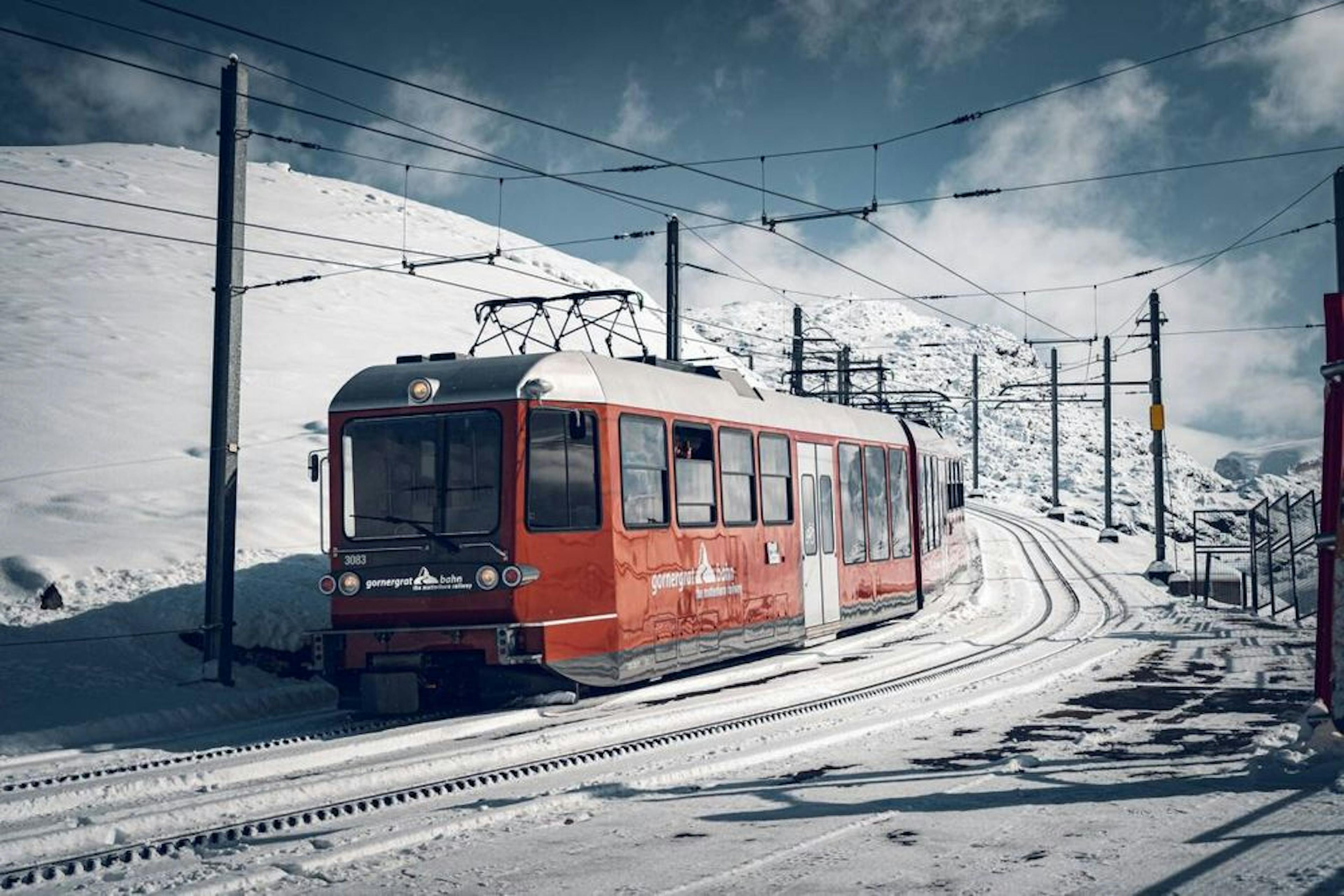 Gorntergrat Railway Winter