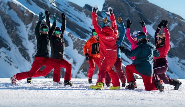 Ski course rent warm up