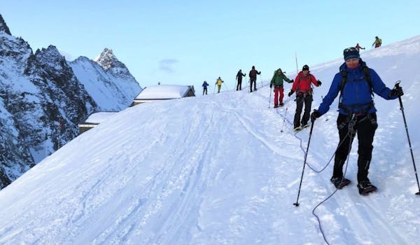 Jungfraujoch Lötschental snowshoe hike