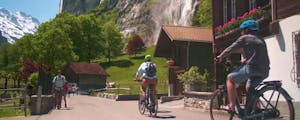 Lauterbrunnen E-Bike Tour Wasserfälle ganzer Tag ab Interlaken
