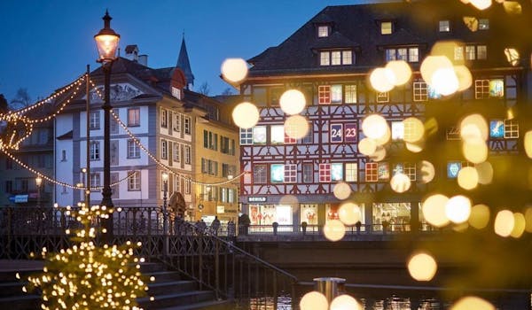 Lucerne city tour Christmas