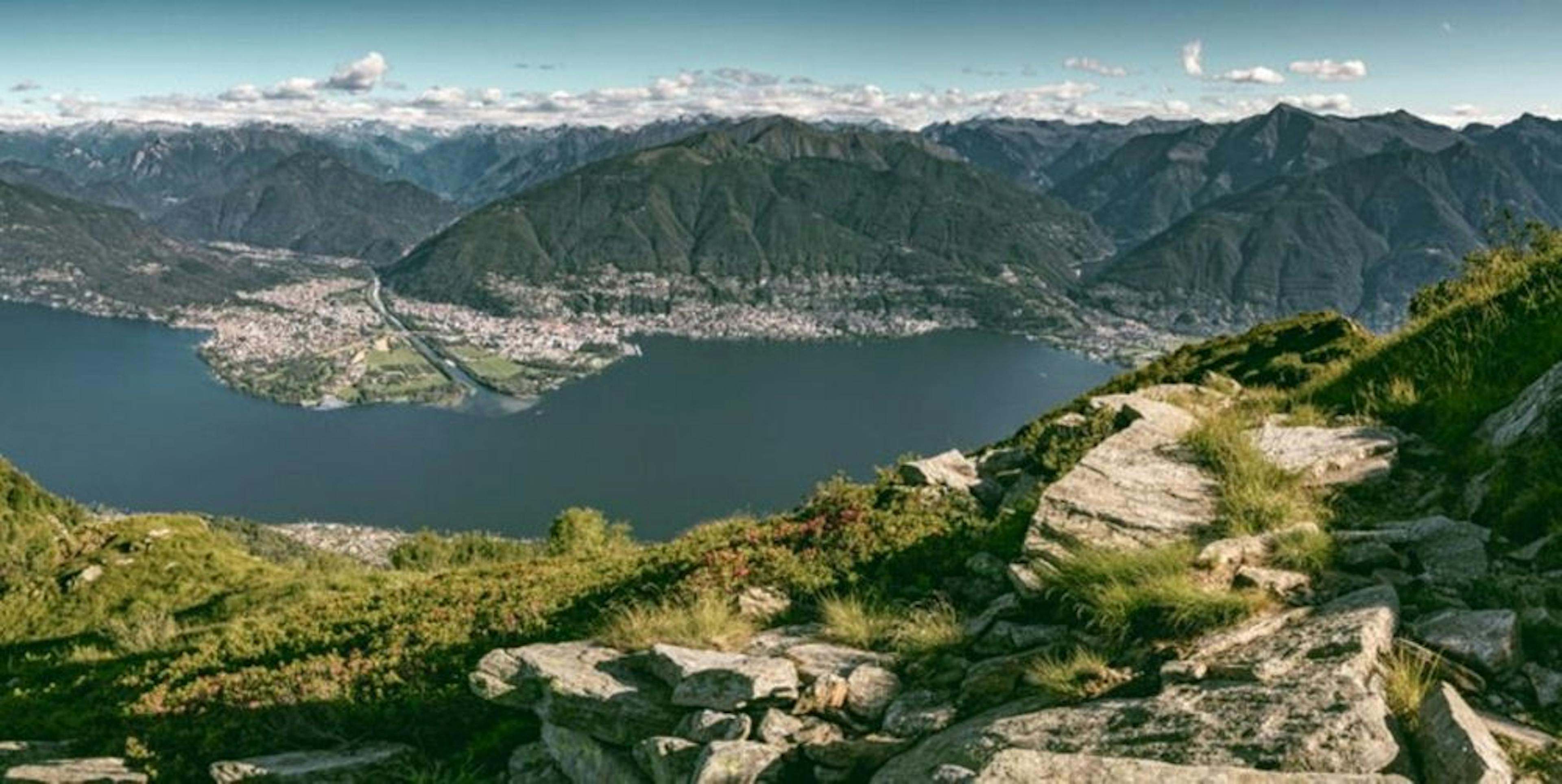 Monte Gambarogno Aussicht (Foto: Switzerland Tourism / Jan Geerk)