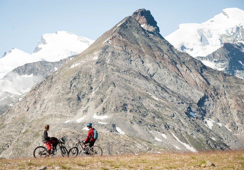 Mountainbike Alpen Berge