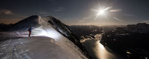 Mondschein Schneeschuhwandern am Oberen Gletscher ab Grindelwald