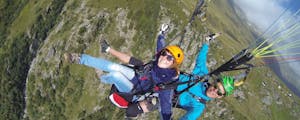 Gleitschirmfliegen Tandemflug Sommer ab Belalp im Wallis