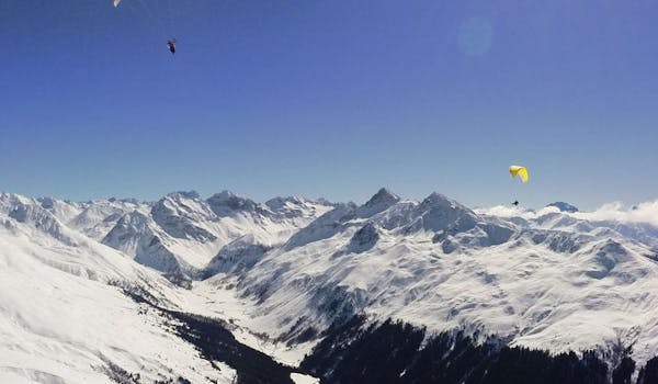 Paragliding Fondue Davos
