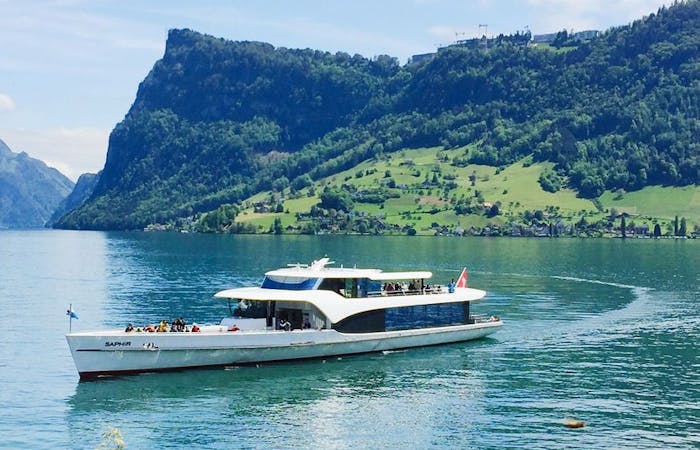 Round trip Lake Lucerne panoramic yacht Saphir