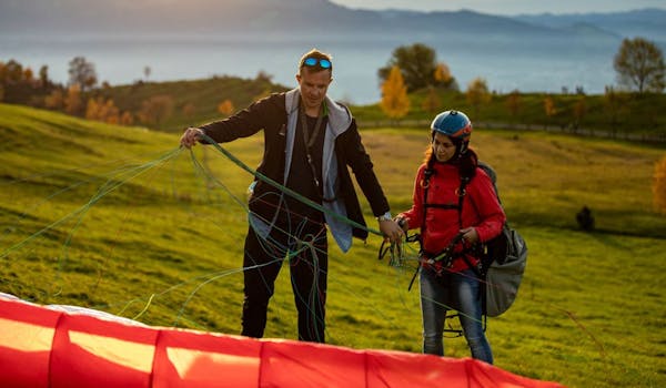 Gleitschirmfliegen Schnuppertag Zürich Paragliding