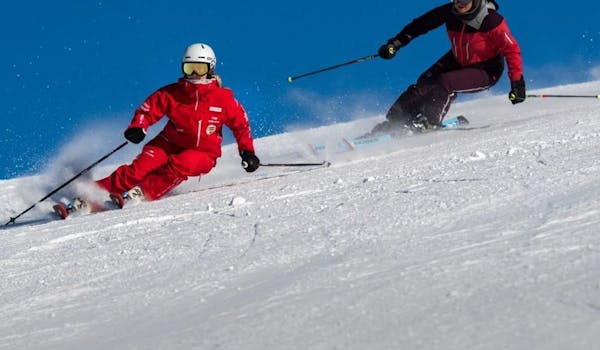 Skiing seniors Grindelwald