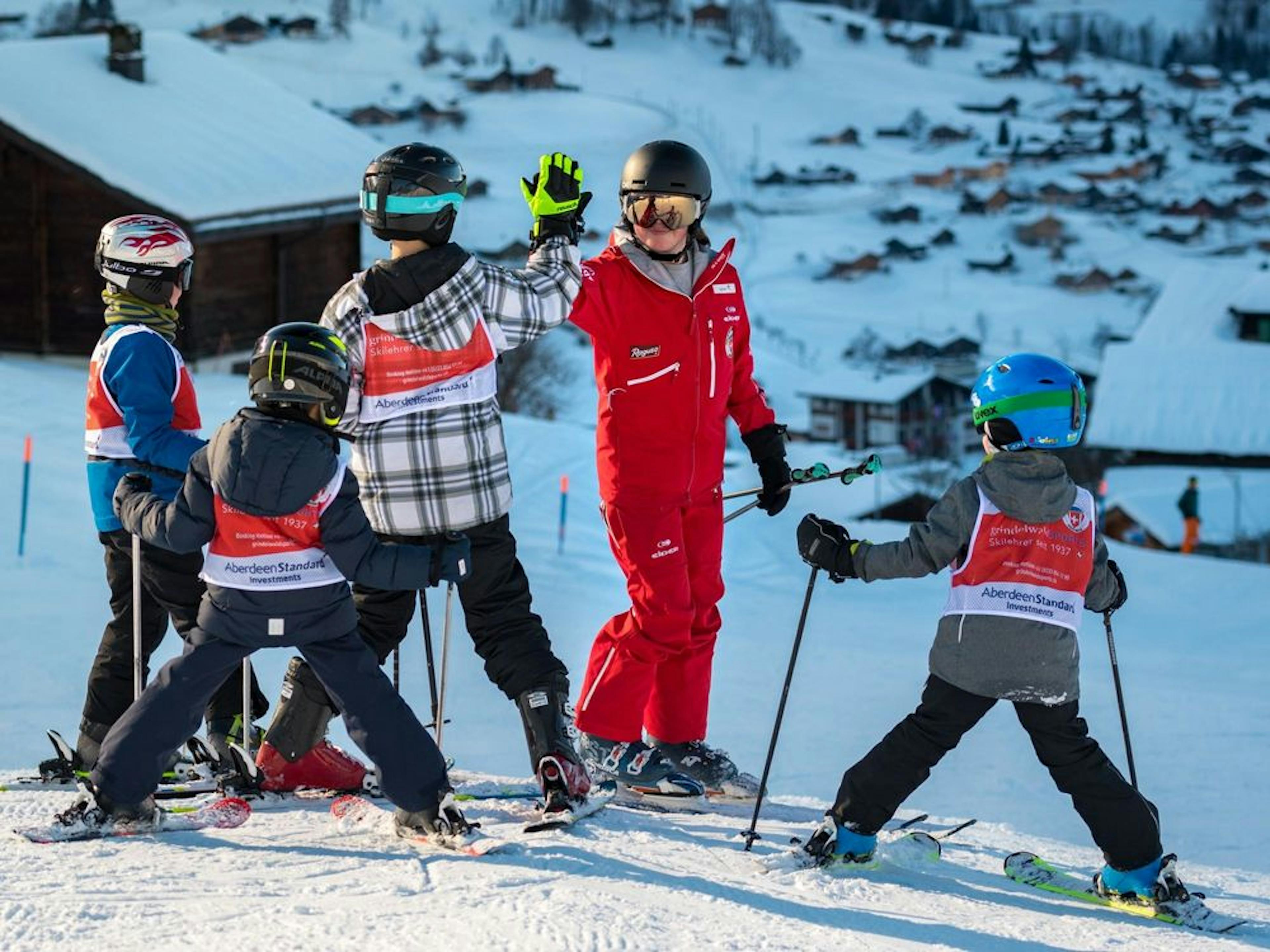 Gruppenunterricht Ski Kinder First