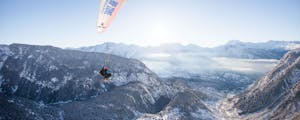 Rosswald Valais paragliding tandem flight