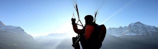 Paragliding flight Zugerberg