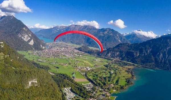 Paragliding view