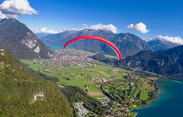 Paragliding view