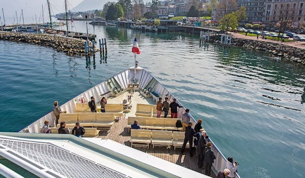 Lausanne Evian Navigation Lake Geneva