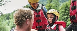 Rafting for families Lütschine from Interlaken