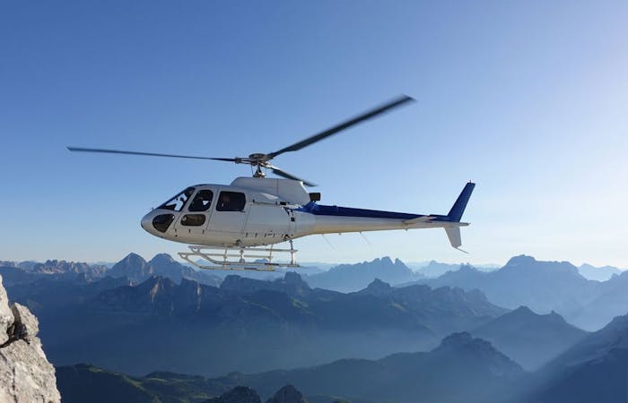 Alpenrundflug Helikopter