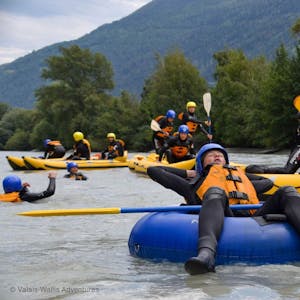 Rafting in acque bianche con Funyak nel Vallese