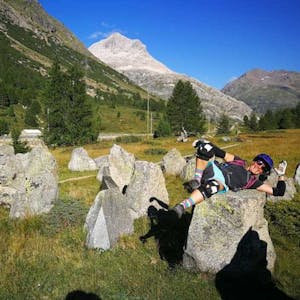 Mountain bike tour Bernina Express Grisons