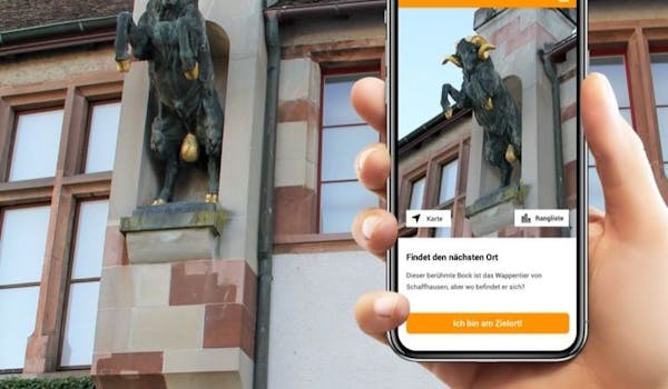 Schaffhausen interactive scavenger hunt with smartphone