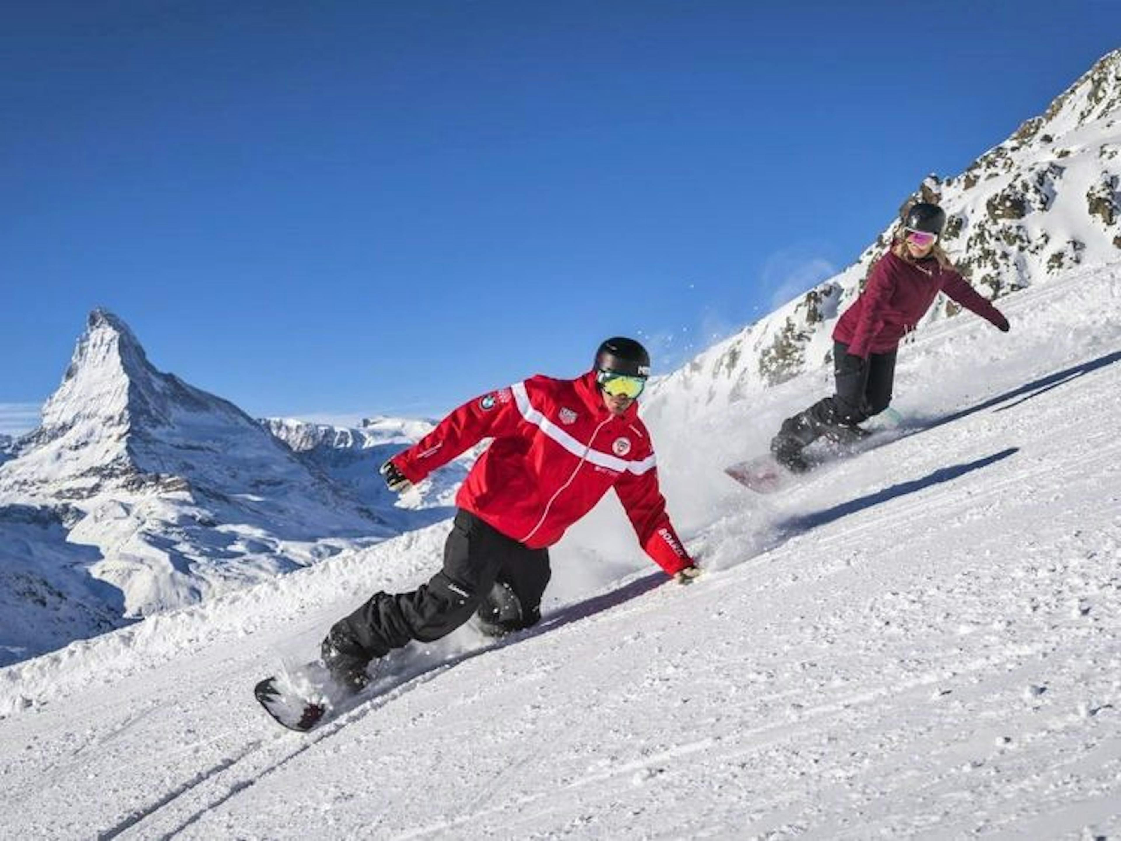 Private course Zermatt Snowboard