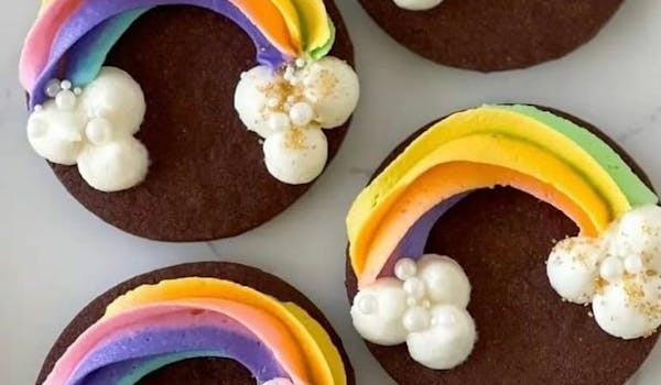 Corso di cucina per muffin arcobaleno Unicorno