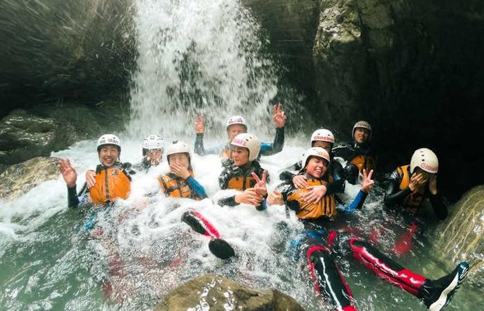 Saxeten Gorge Canyoning for beginners in Interlaken