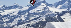 Freestyle snowboard private lessons adults in Zermatt