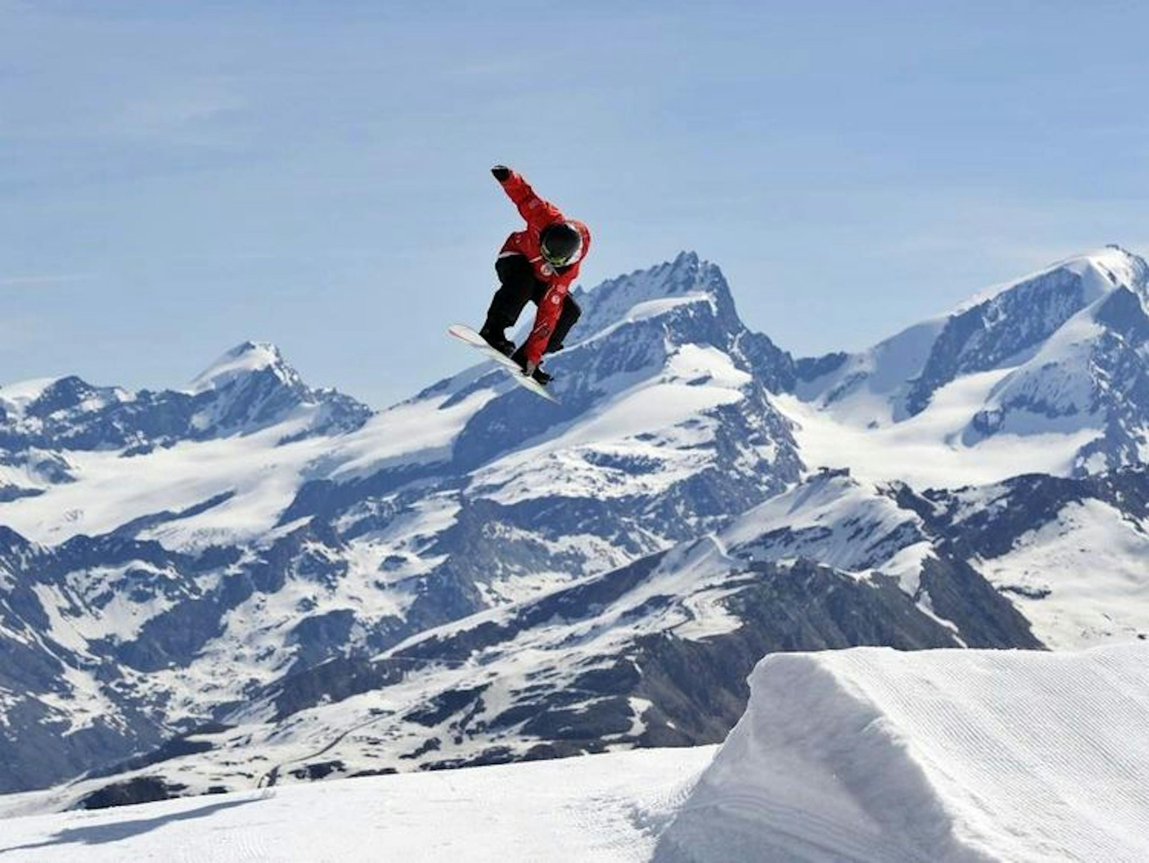 Freestyle snowboard private lessons Zermatt