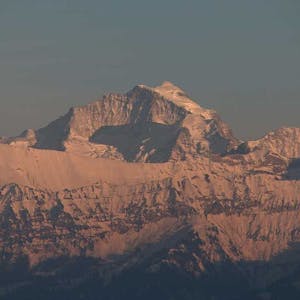 Round flight helicopter Jungfrau region