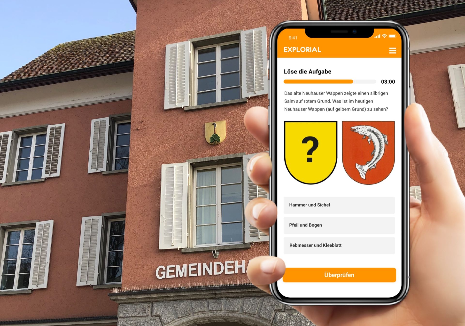Neuhausen am Rheinfall Escape Game: Solve exciting puzzles at the community center.