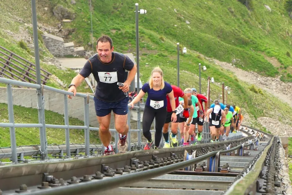 Niesen Treppenlauf obere Sektion