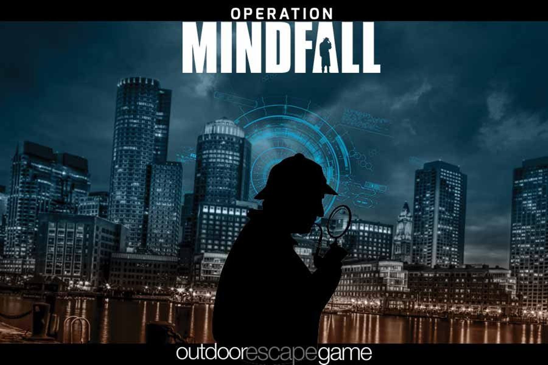 Operation Mindfall viser spillere i bymiljø med lupe