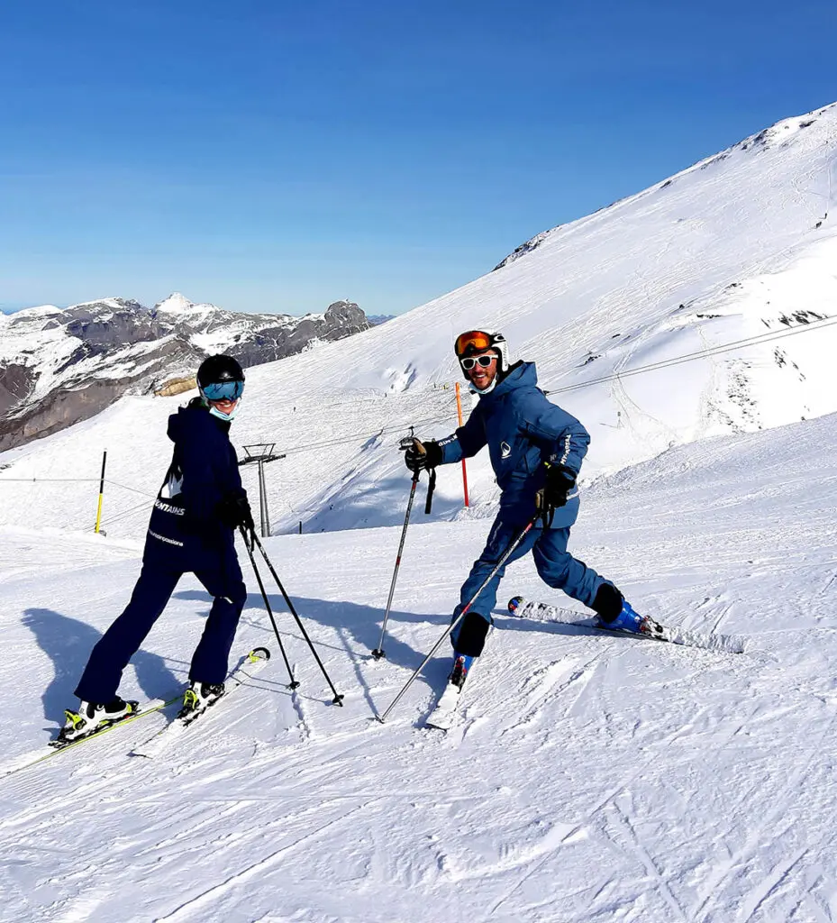 Ski school: Learn to ski with professional instructors in the Alps this winter.