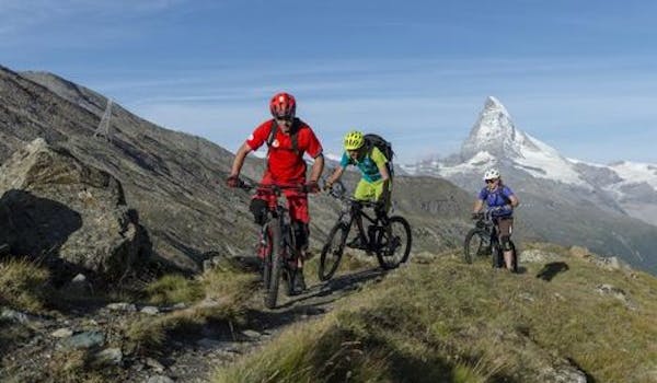 Ebike course trail Valais mountains