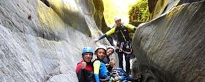 Canyoning Ticino for beginners and families Verzasca Valley