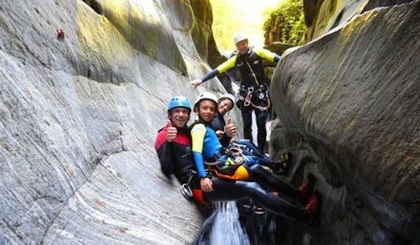 Canyoning Tessin Familie oder Gruppe