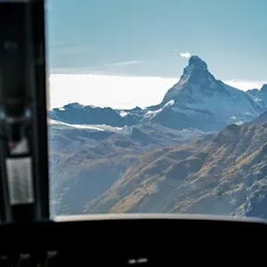 Survol du Cervin Hélicoptère des Alpes 75 minutes