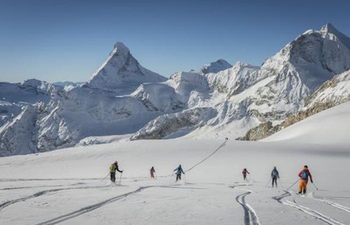 Ski tour Theodul glacier Zermatt